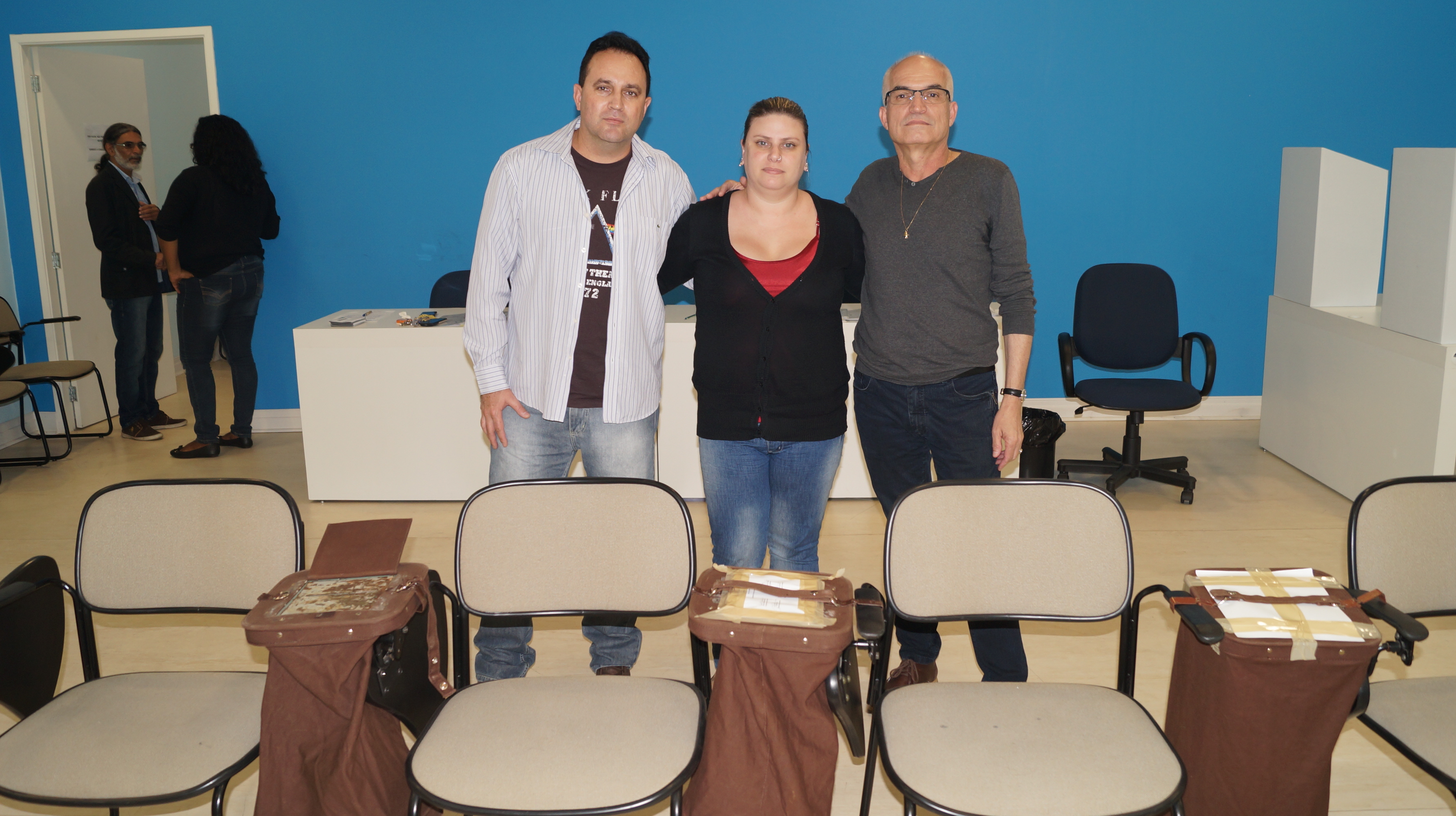 Integrantes da Mesa Apuradora: José Donizetti Morbidelli, Talita Medeiros Gavazzi Godoy e André Luiz Batista Vidal 